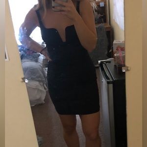 By the way black mini dress
